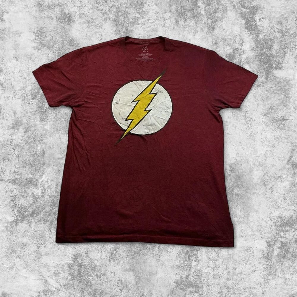 Dc-comics Men's Burgundy and Red T-shirt